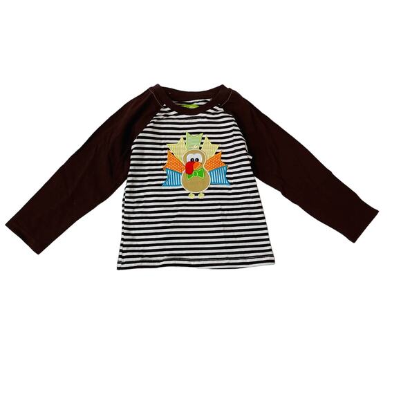 NWT Be Mine Size 6 Turkey Applique Shirt - Picture 1 of 4